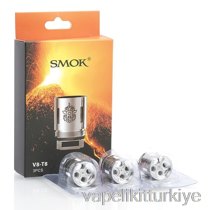 Vape Türkiye Smok Tfv8 Turbo Motor Yedek Bobinleri 0.15
